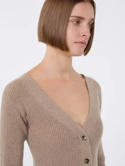 Wool and cashmere jumper - SAND