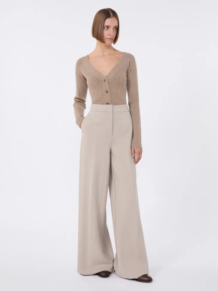 Wool and cashmere jumper - SAND