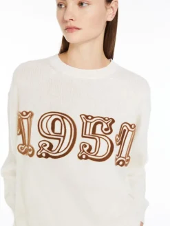Wool and cashmere jumper - WHITE
