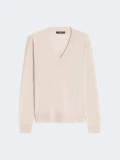 Wool and cashmere sweater - BEIGE