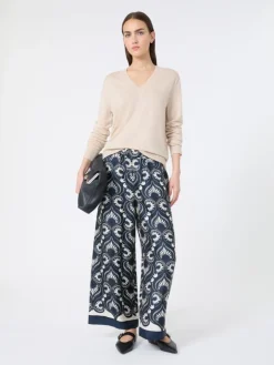 Wool and cashmere sweater - BEIGE