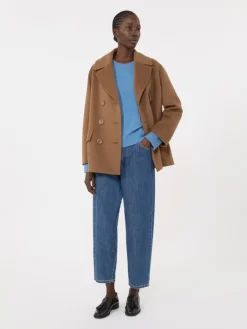 Wool and cashmere sweater with patch detail - AVIO