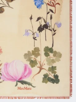 Wool and silk shawl - BEIGE