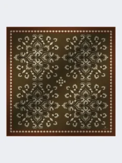 Wool and silk stole - CARAMEL
