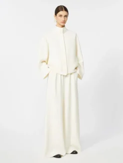 Wool boxy cardigan - SILK