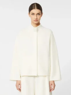 Wool boxy cardigan - SILK