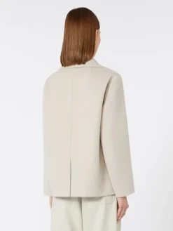 Wool broadcloth jacket - SAND