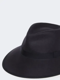 Wool felt hat - MIDNIGHTBLUE