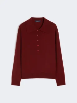Wool knit jumper - RASPBERRY