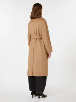 Wool robe coat - CAMEL