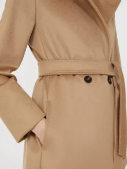 Wool robe coat - CAMEL