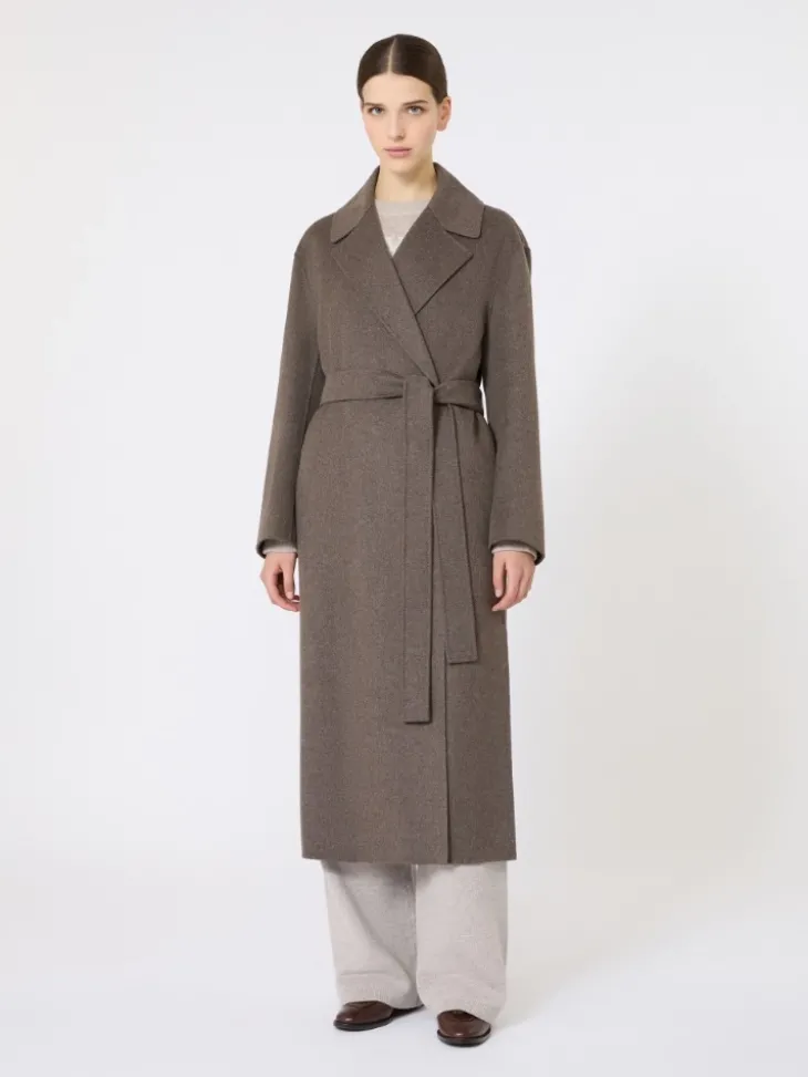Wool robe coat - MUD
