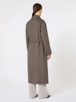 Wool robe coat - MUD