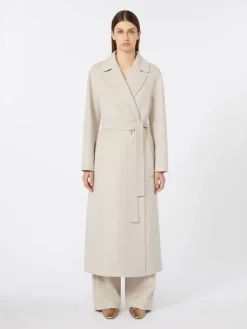 Wool robe coat - SAND