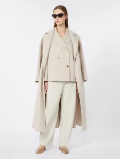 Wool robe coat - SAND