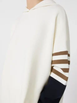 Wool-knit oversized jumper - IVORY