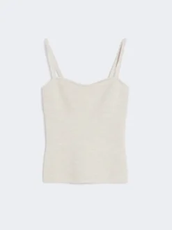 Wool-knit top - POWDER