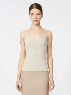 Wool-knit top - POWDER