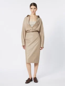 Wool-knit top - POWDER