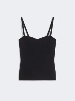 Wool-knit top - ULTRAMARINE