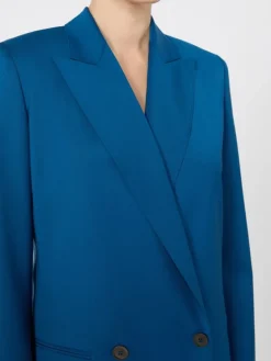 Woollen cloth blazer - NAVY