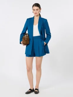 Woollen cloth blazer - NAVY