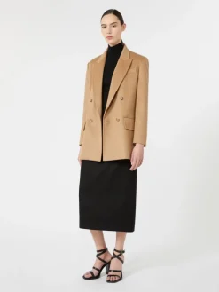 Zibeline camel Olimpia Jacket - CAMEL